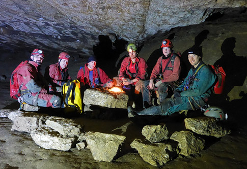 Gruppenbild in der Baume des Cretes :)