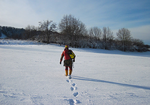 Durch den Schnee
