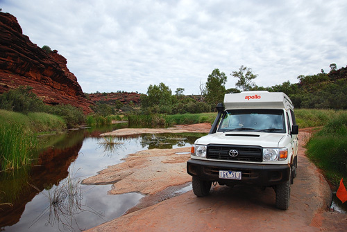 4WD-Fun im Palm Valley